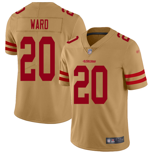 San Francisco 49ers Limited Gold Men Jimmie Ward NFL Jersey #20 Inverted Legend